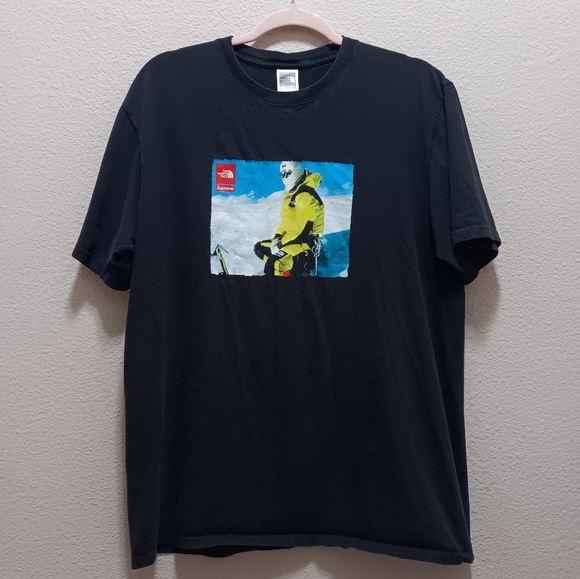 North Face x Supreme Tee Flawed Large Logo Graphic Short Sleeves - Picture 1 of 12